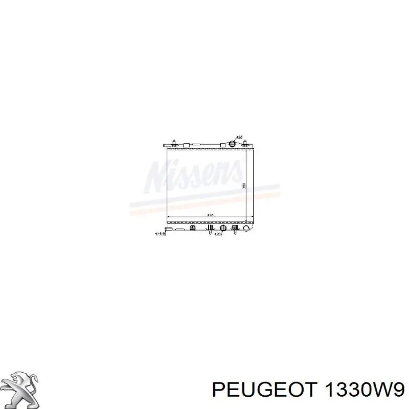 Радиатор охлаждения двигателя Peugeot/Citroen 1330W9 цена, от 80.75 USD