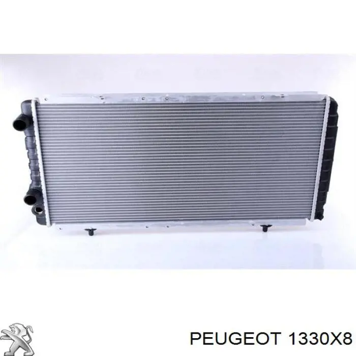 Radiador refrigeración del motor 1330X8 Peugeot/Citroen