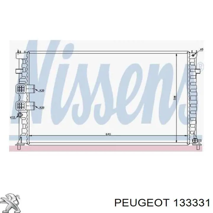 133331 Peugeot/Citroen Радиатор основной