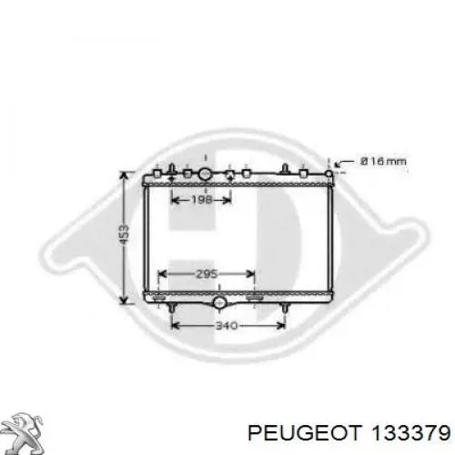 Радиатор охлаждения двигателя Peugeot/Citroen 133379 цена, от 56.50 USD