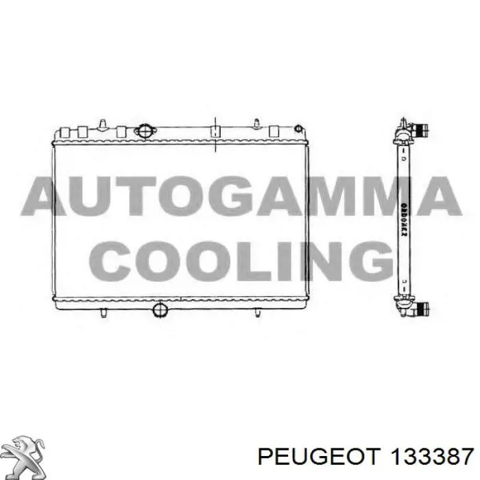 Радиатор охлаждения двигателя Peugeot/Citroen 133387 цена, от 46.06 USD