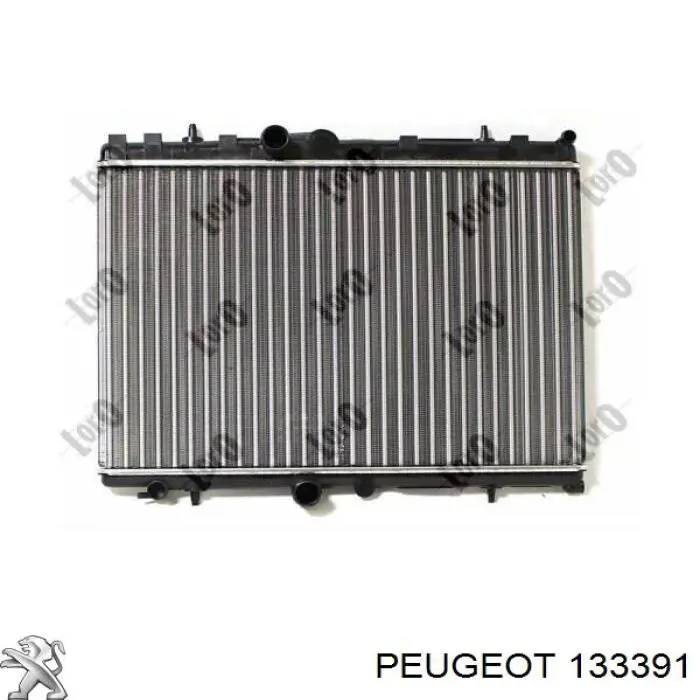 Radiador refrigeración del motor 133391 Peugeot/Citroen