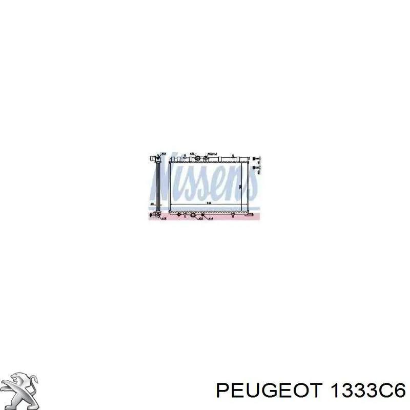 Радиатор охлаждения двигателя Peugeot/Citroen 1333C6 цена, от 316.71 USD
