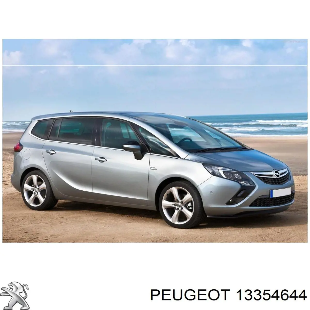 Левое боковое зеркало 13354644 Opel