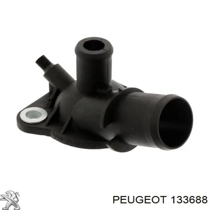 Фланец системы охлаждения (тройник) Peugeot/Citroen 133688
