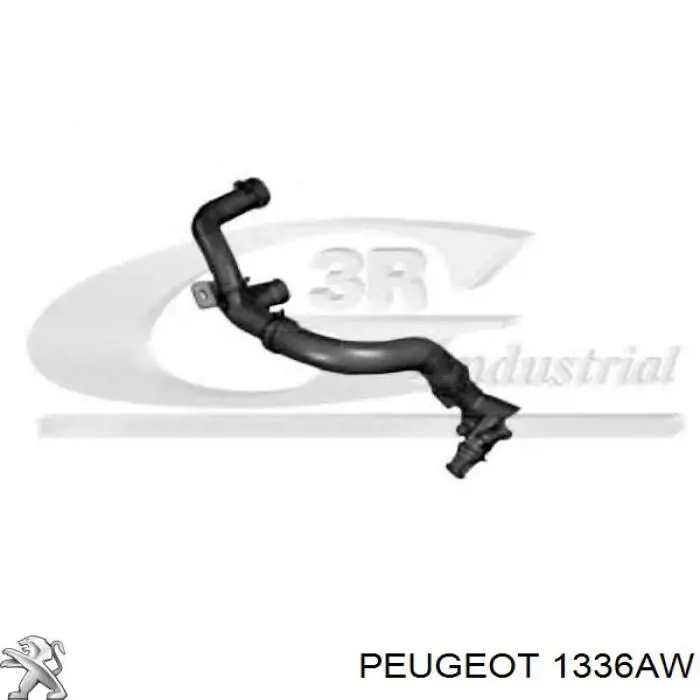 Шланг (патрубок) системы охлаждения Peugeot/Citroen 1336AW