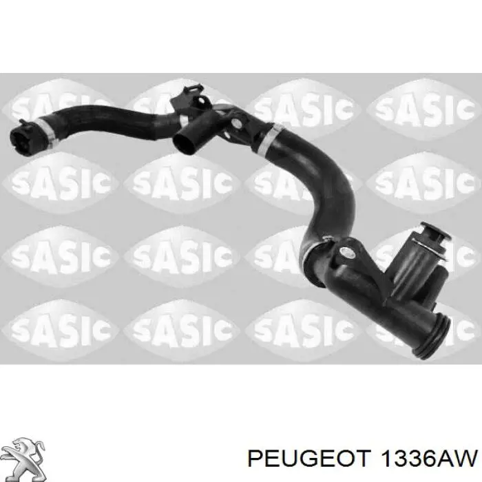 00001336AW PEUGEOT Manguera del radiador original y equivalente