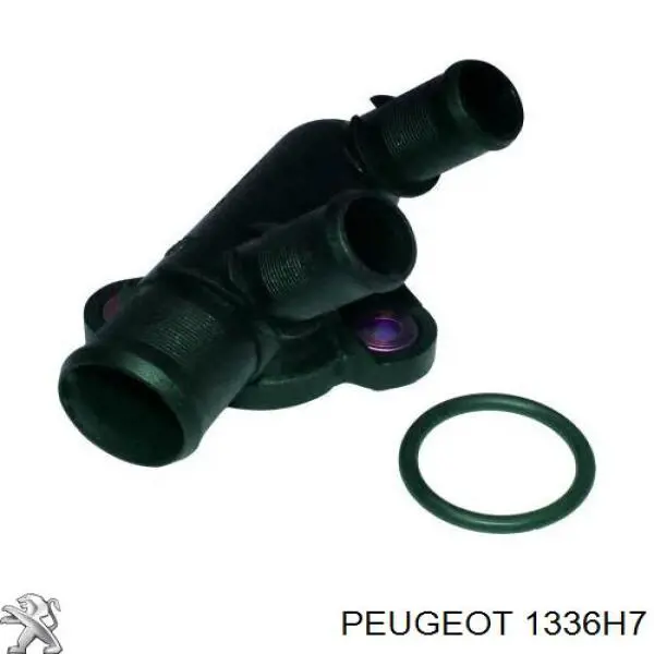 Фланец системы охлаждения Peugeot/Citroen 1336H7 цена, от 6.30 USD