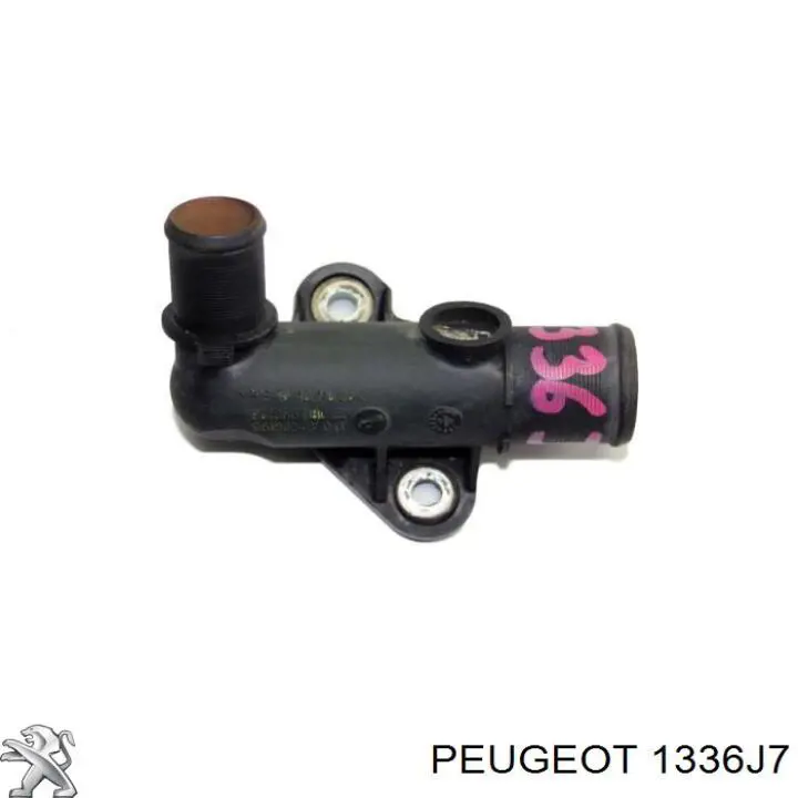 1336J7 Peugeot/Citroen фланец системы охлаждения (тройник)