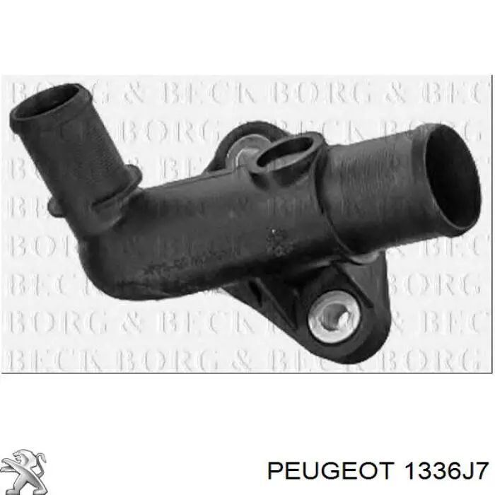 Фланец системы охлаждения Peugeot/Citroen 1336J7 цена, от 8.24 USD