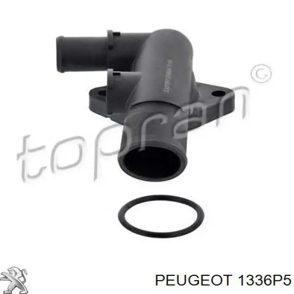 1336P5 Peugeot/Citroen фланец системы охлаждения (тройник)
