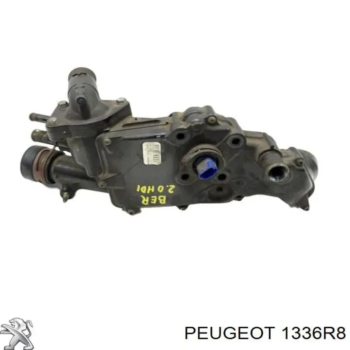 Caja del termostato 1336R8 Peugeot/Citroen