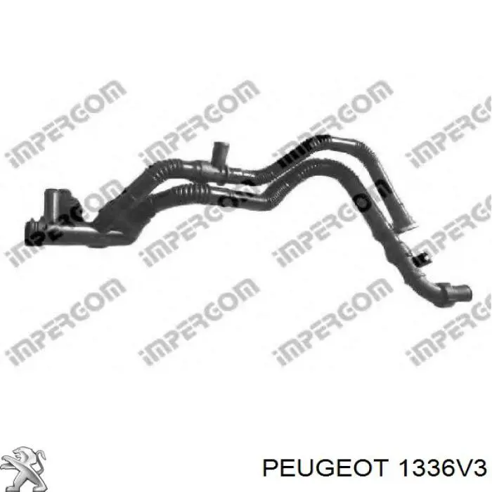 Купить 1336V3 Peugeot/Citroen Шланг (патрубок) водяного насоса приемный