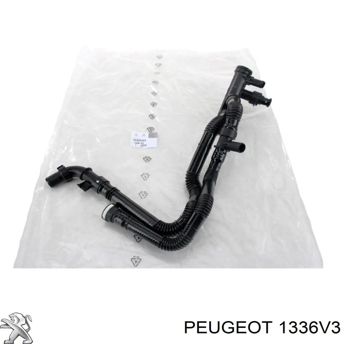 1336V3 Peugeot/Citroen шланг (патрубок водяного насоса приемный)