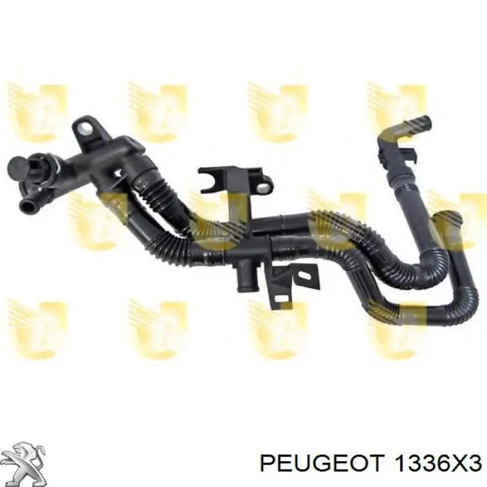 1336X3 PEUGEOT Conducto refrigerante, bomba de agua, de recepción original y equivalente