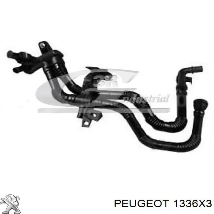 1336X3 Peugeot/Citroen Mangueira (cano derivado) de bomba de água de admissão