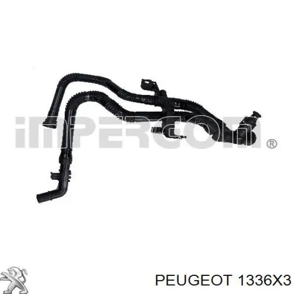 Compre 1336X3 Peugeot/Citroen Mangueira (cano derivado) de bomba de água de admissão