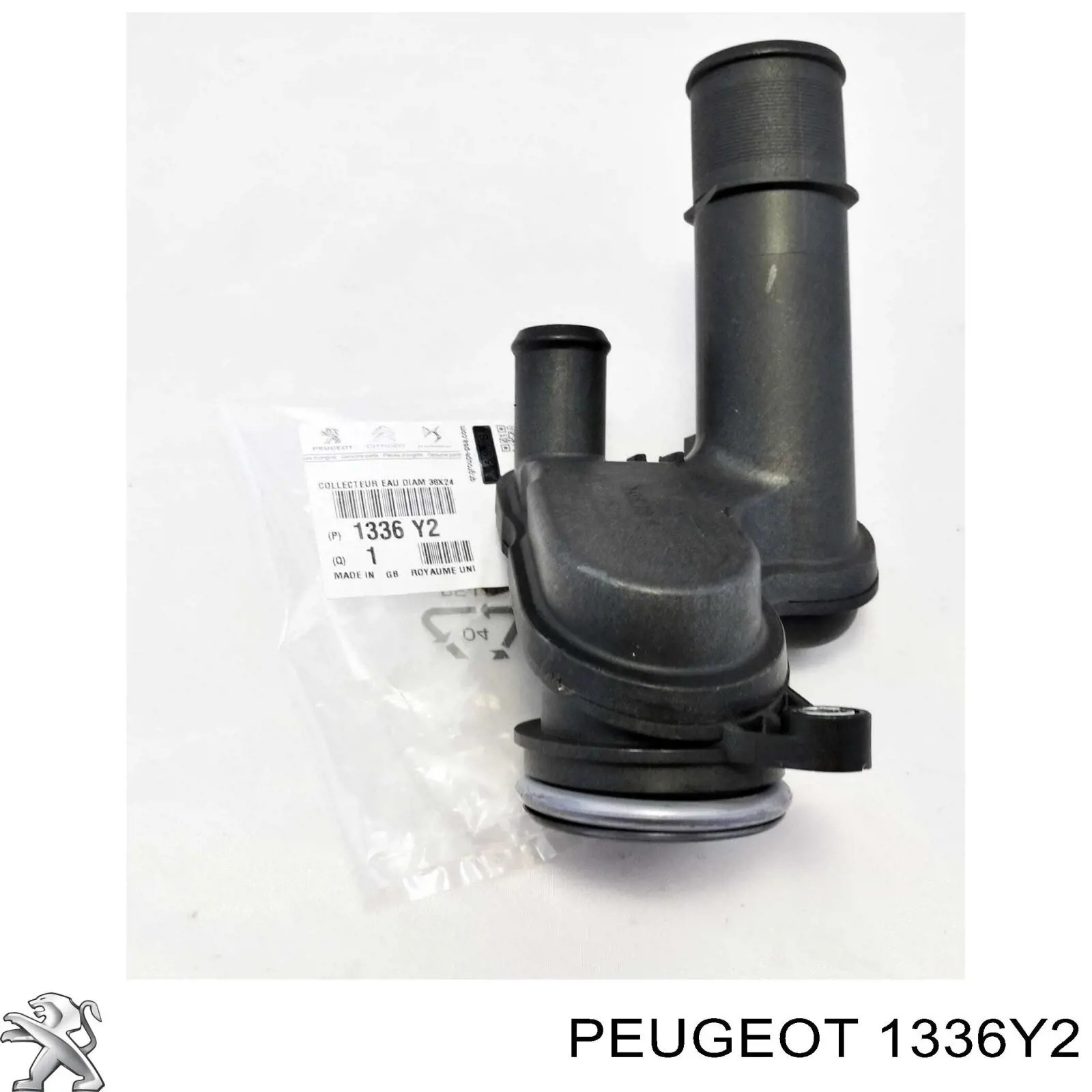 Brida del sistema de refrigeración (triple) 1336Y2 Peugeot/Citroen