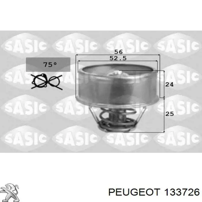 133726 Peugeot/Citroen Авто термостат