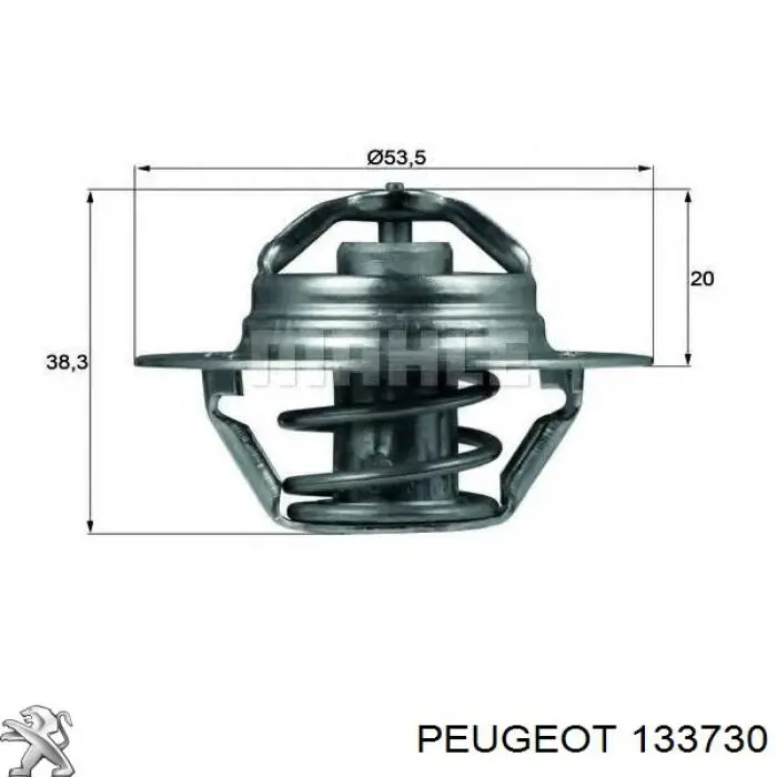 Термостат 133730 Peugeot/Citroen