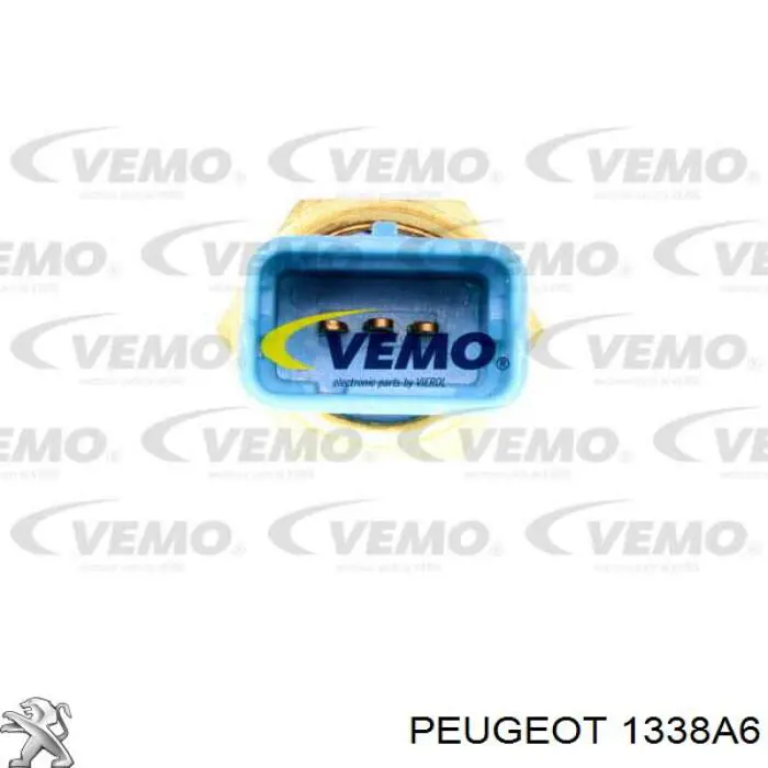 Sensor de temperatura del refrigerante 1338A6 Peugeot/Citroen
