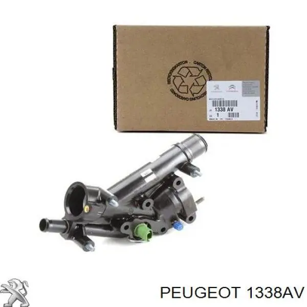 Caja del termostato 1338AV Peugeot/Citroen