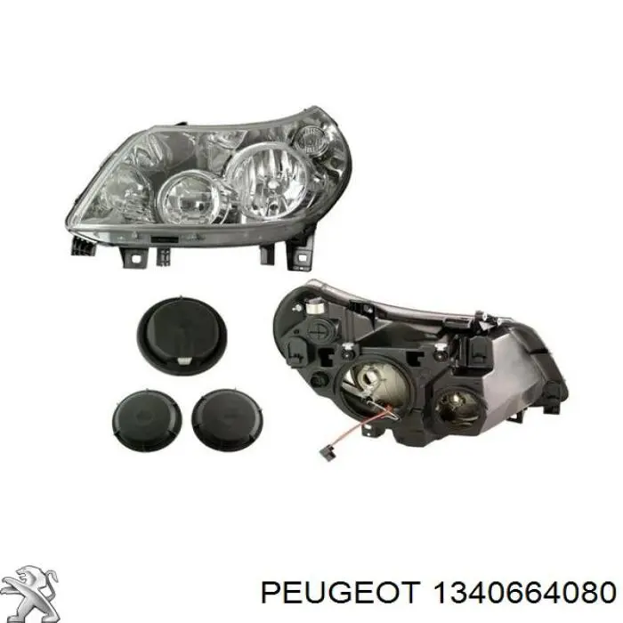 Фара левая 1340664080 Peugeot/Citroen