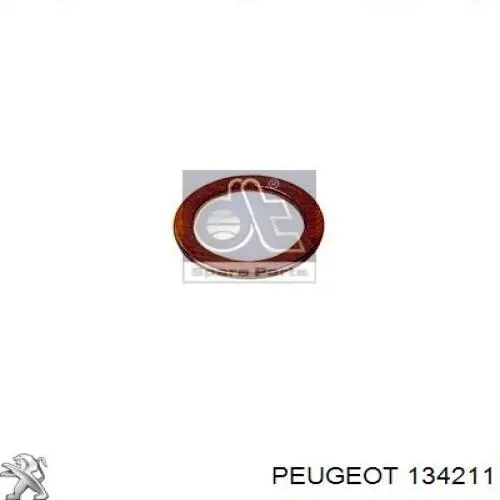 Прокладка (кольцо) шланга охлаждения турбины, подачи на Peugeot 207 WA, WC