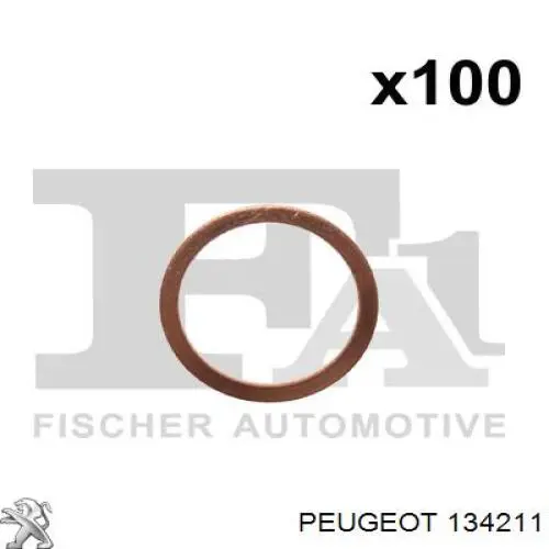 Прокладка (кольцо) шланга охлаждения турбины, подачи Peugeot/Citroen 134211 цена, от 0.15 USD