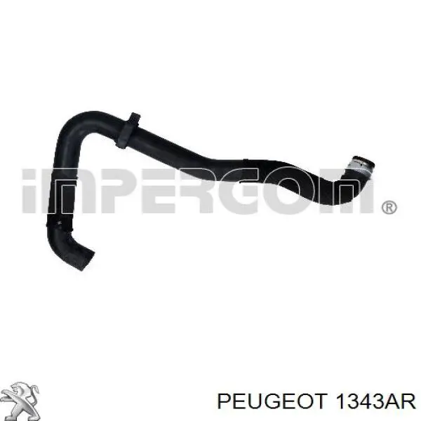 Шланг радиатора охлаждения Peugeot/Citroen 1343AR цена, от 21.81 USD