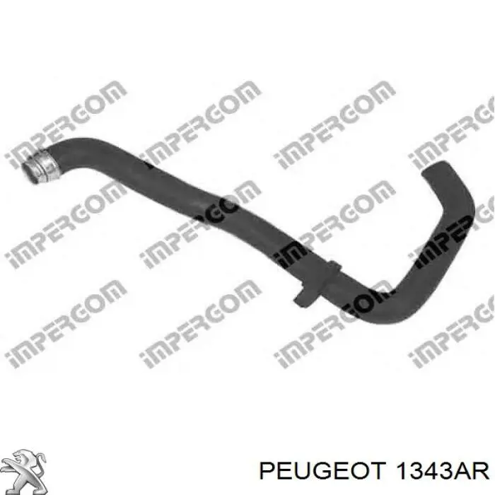 Купить 1343AR Peugeot/Citroen Патрубок радиатора