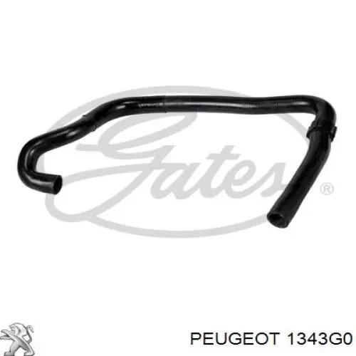 1343G0 Peugeot/Citroen Патрубок радиатора охлаждения нижний