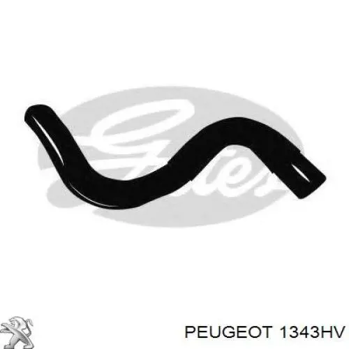 Шланг радиатора охлаждения Peugeot/Citroen 1343HV цена, от 5.62 USD