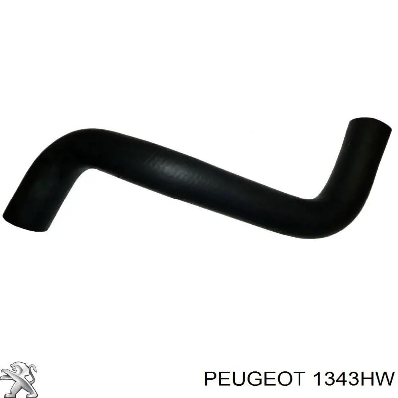1343HW Peugeot/Citroen шланг (патрубок радиатора охлаждения верхний)