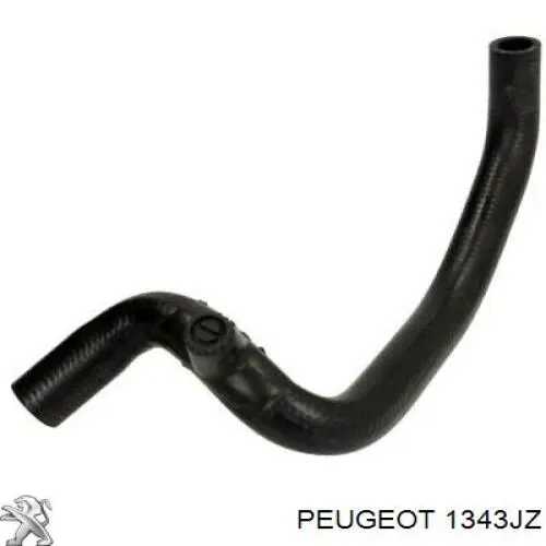 1343JZ Peugeot/Citroen шланг (патрубок системы охлаждения)