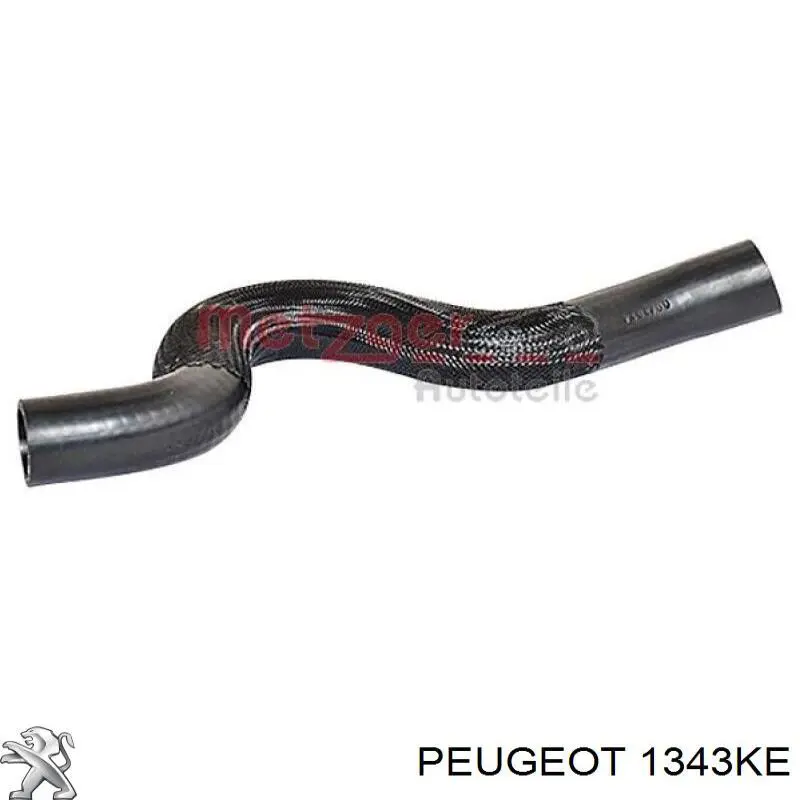 Tubería de radiador arriba 1343KE Peugeot/Citroen
