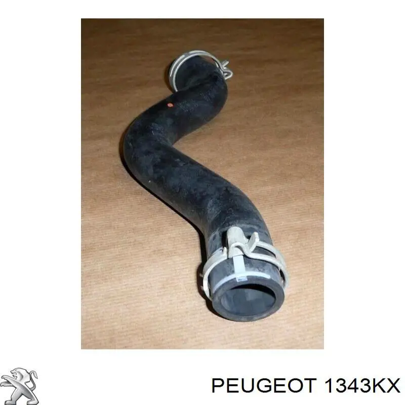 1343KX Peugeot/Citroen шланг (патрубок радиатора охлаждения верхний)