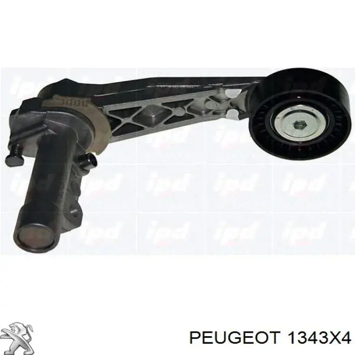 1343X4 Peugeot/Citroen шланг (патрубок радиатора охлаждения верхний)