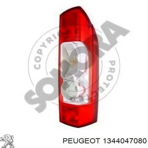 Фонарь задний правый 1344047080 Peugeot/Citroen