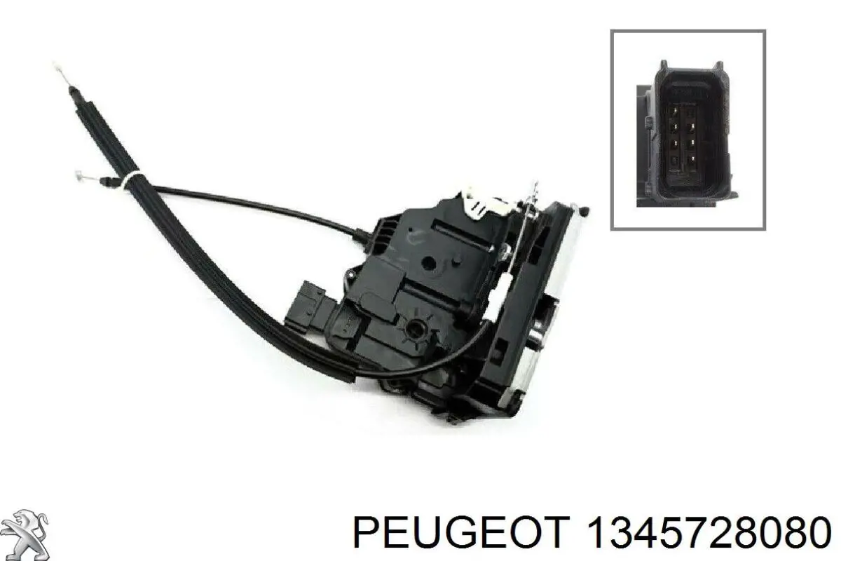 Купить 1345728080 Peugeot/Citroen Замок двери задней правой распашной