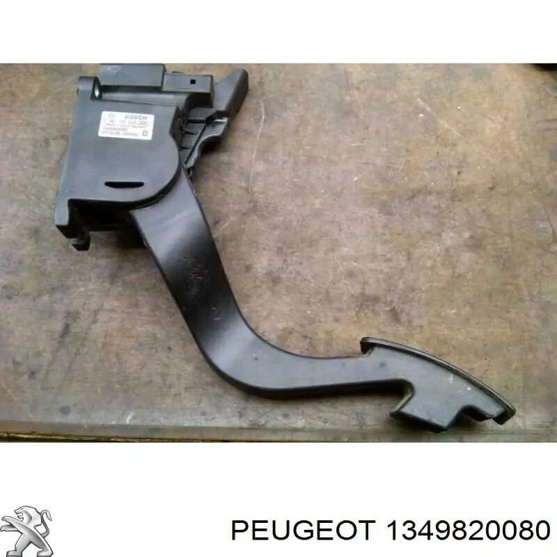 1349820080 Peugeot/Citroen pedal de gás (de acelerador)