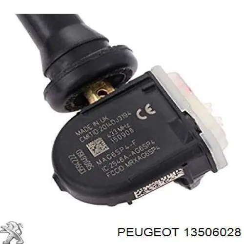 Датчик давления воздуха в шинах Peugeot/Citroen 13506028