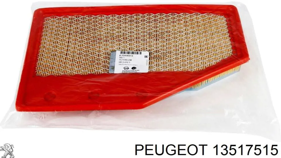 Купить 13517515 Peugeot/Citroen Колодки тормозные задние, дисковые