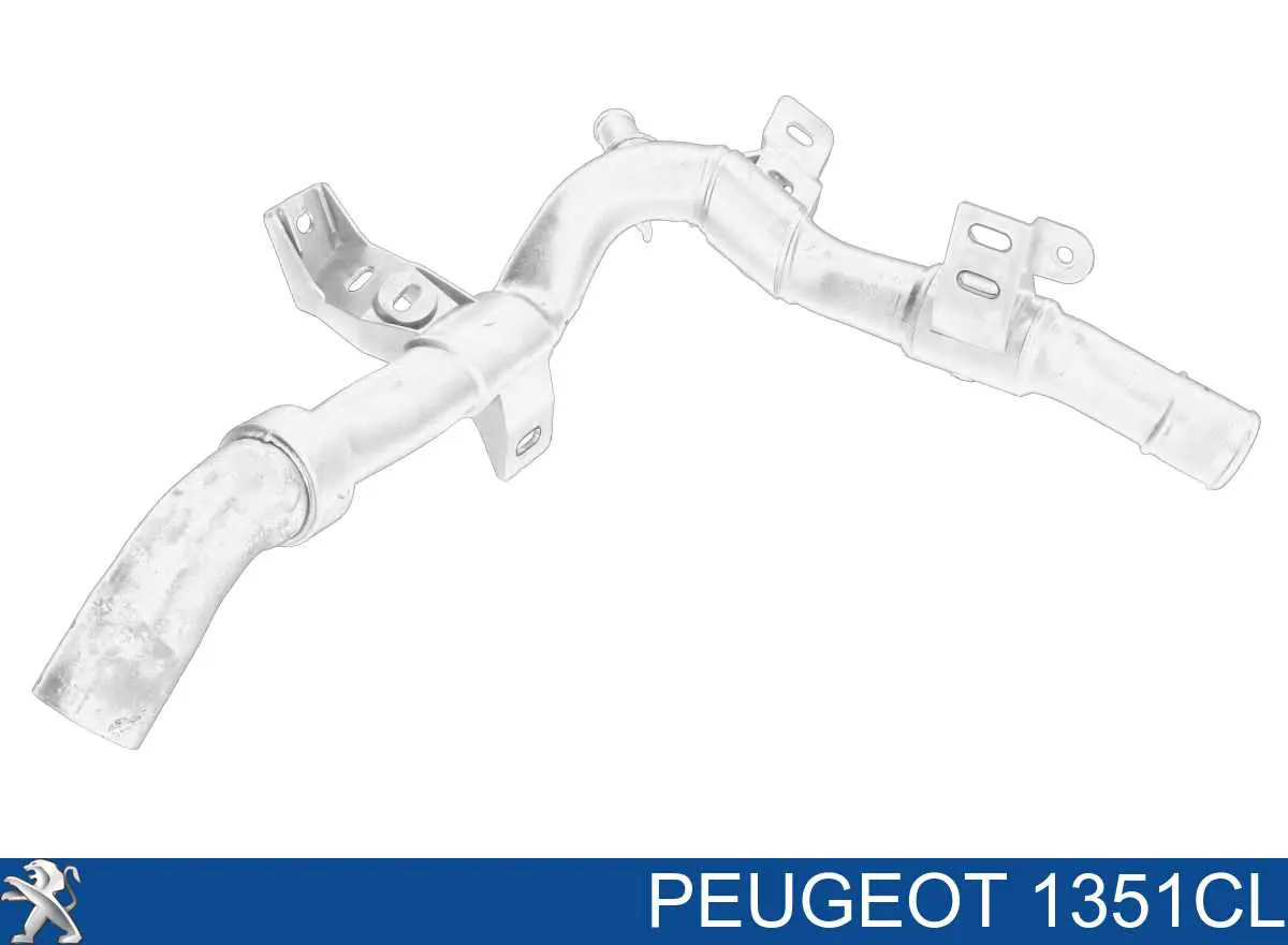 Шланг (патрубок) термостата Peugeot/Citroen 1351CL