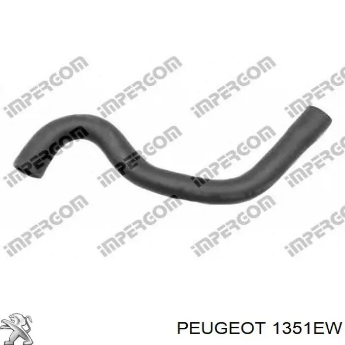 Шланг радиатора, нижний Peugeot/Citroen 1351EW цена, от 7.07 USD