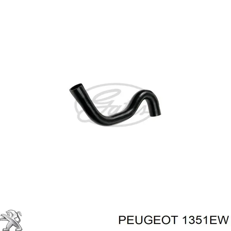 Купить 1351EW Peugeot/Citroen Шланг радиатора охлаждения нижний