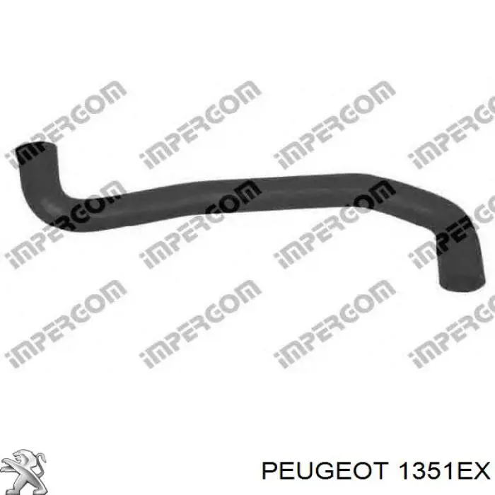 Шланг радиатора, нижний Peugeot/Citroen 1351EX цена, от 12.12 USD
