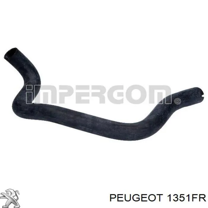 Шланг радиатора, нижний Peugeot/Citroen 1351FR цена, от 12.49 USD
