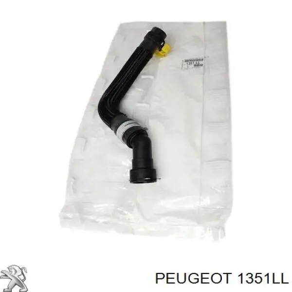 Шланг (патрубок) термостата Peugeot/Citroen 1351LL