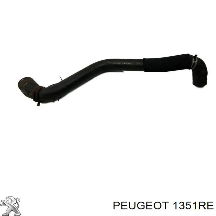 1351RE Peugeot/Citroen шланг (патрубок радиатора охлаждения нижний)